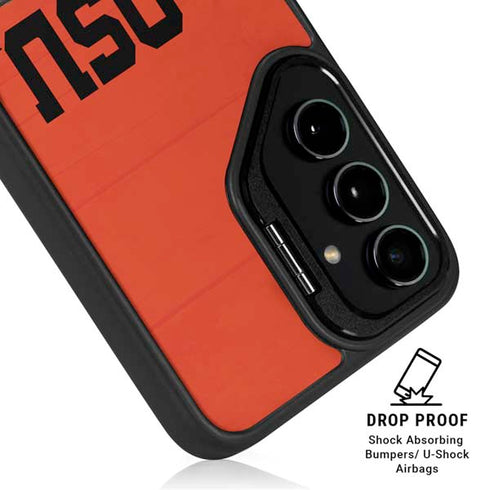 Oregon State University Texture Galaxy S25 Kickstand Case